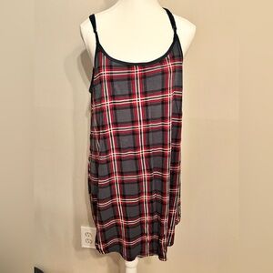 Plaid Sleeveless Dress